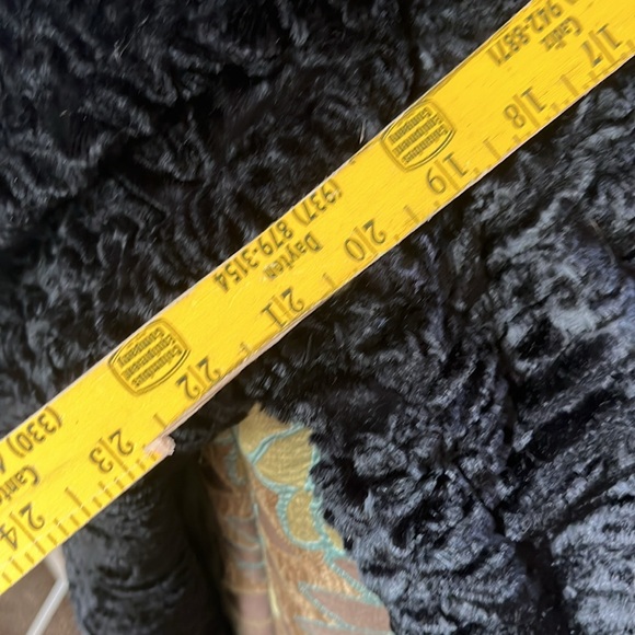 Utex ud new without tags winter black coat with amazing texture lined large - Picture 16 of 17